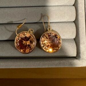 Kate Spade, copper drop earrings